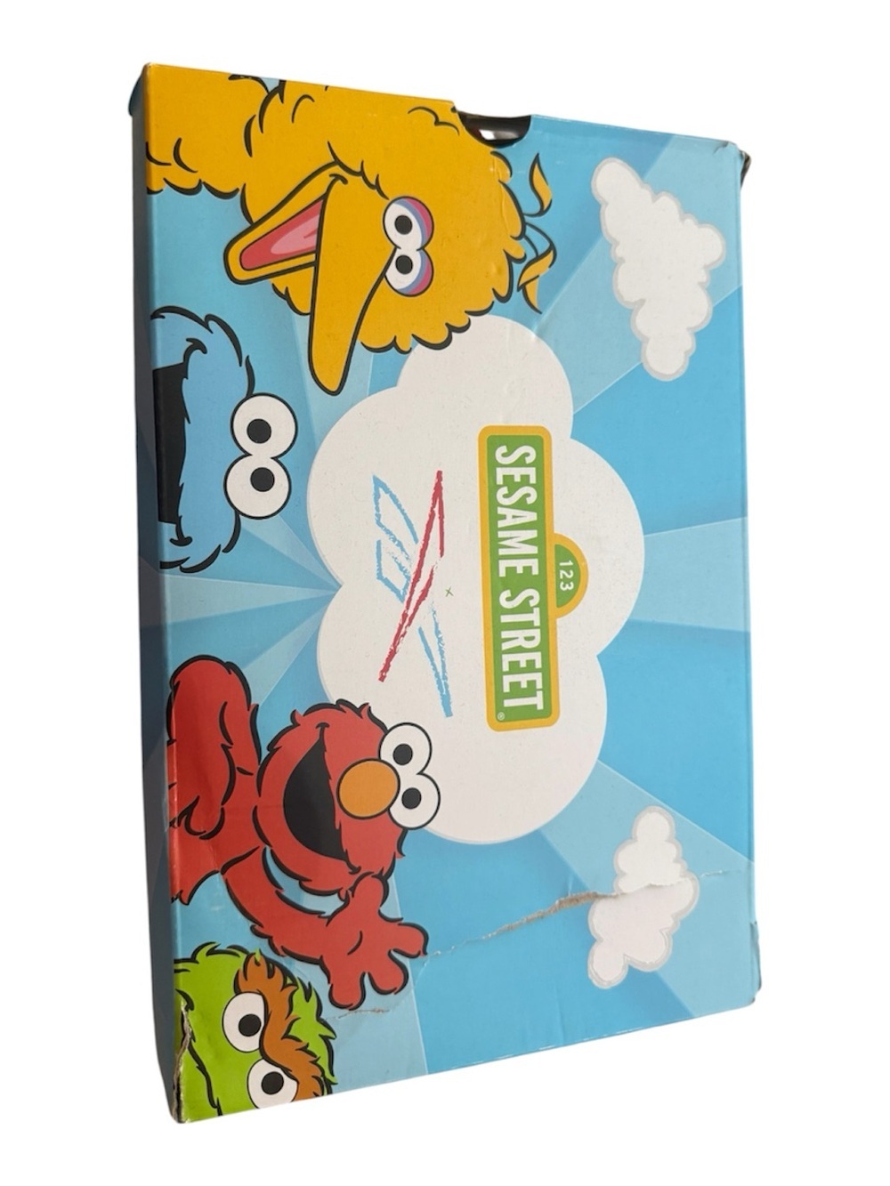 NIB Reebok x Sesame Street Club C Revenge White Green Yellow Sneaker Size 1 - Picture 6 of 7